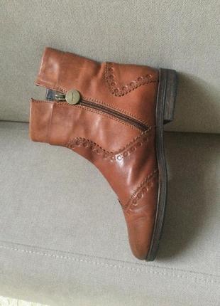 Кожаные ботинки известного бренда geox итальялия6 фото