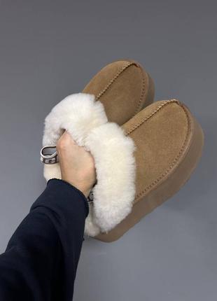 Женские ugg funkette platform chestnut premium5 фото