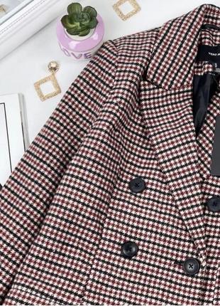 📍 нове ‼️ двубортное пальто гусиные лапка vera moda5 фото