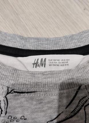 Костюм на флисе, принт динозавры, h&amp;m, р. 134/1408 фото