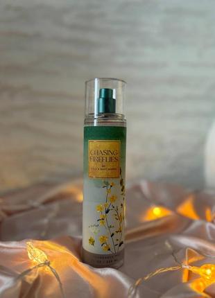 Парфумований спрей для тіла та волосся bath and body works chasing fireflies  оригінал.