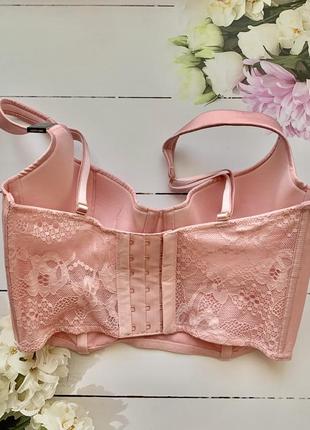 Бюстье бюстгальтер victoria's secret luxe lingerie satin bra top3 фото