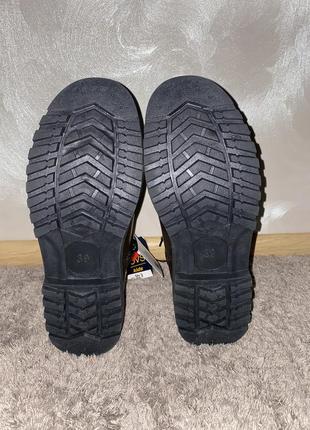 Детские коричневые ботинки ovs для мальчиков 39р.(25см.)