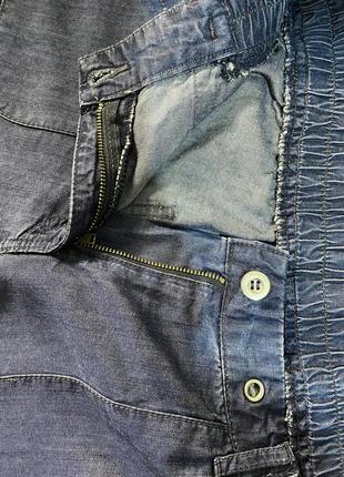 Удобные повседневные брюки из натуральной ткани на манжете9 фото