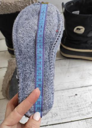 Зимние непромокаемые термо сапоги чоботи с валенком sorel waterproof 36p8 фото