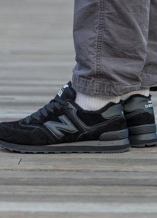 Шикарные зимние кроссовки  "new balance 574 winter"