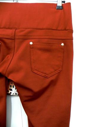 Новые брюки- лосины нарядные м-л3 фото