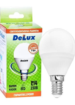 Лампа светодиодная delux bl50p 5вт 4100k 220в e14