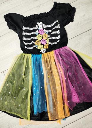 Платье на хелловин, halloween хелловин скелетик невеста4 фото