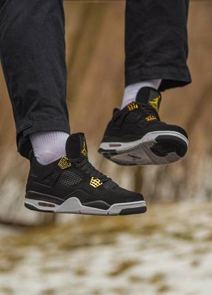 Шикарні стильні кросівки "air jordan retro 4"10 фото