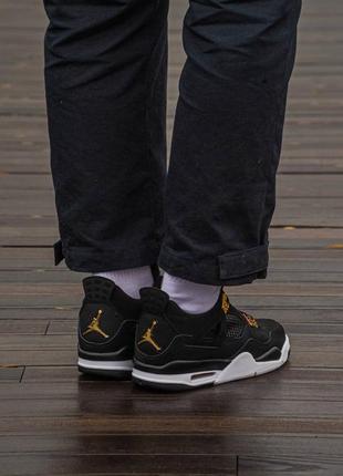 Шикарні стильні кросівки "air jordan retro 4"6 фото