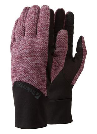 Рукавиці trekmates harland glove tm-006305 aubergine - l - фіолетовий/чорний