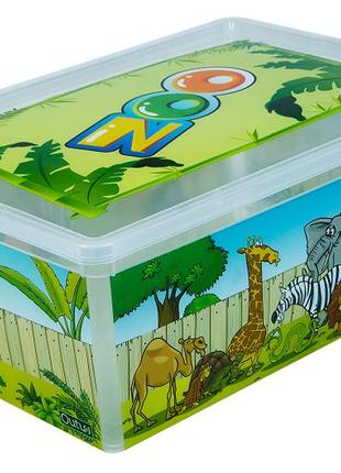 Контейнер qutu light box zoo, 10 л