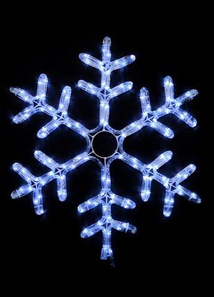 Гірлянда зовнішня delux motif snowflake 0,55м 12 flash білий ip 44 en