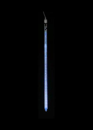 Гірлянда зовнішня delux snowfall c 48led 0,8м білий/білий ip 44 en з вбудованим контролером