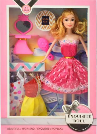 Игрушка diy toys кукла модельная с аксессуарами и одеждой, 28см