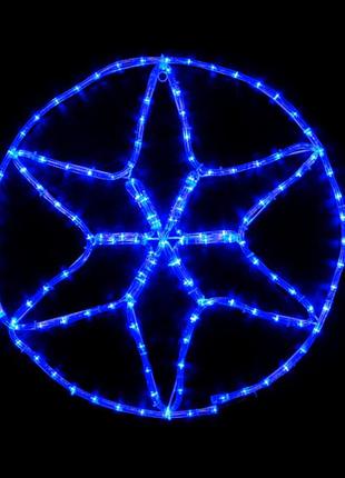 Гирлянда внешняя delux motif star 0,6*0,6м 13 flash синий ip 44 en