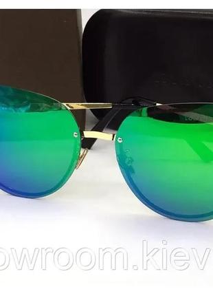 Жіночі сонцезахисні окуляри lv (18003) green4 фото