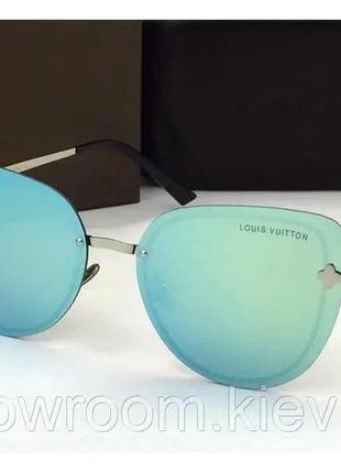 Жіночі сонцезахисні окуляри lv (18003) azure1 фото