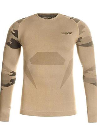 Термокофта чоловіча spaio tactical long sleeve top xxl sand sp-tcl1-snd-xxl