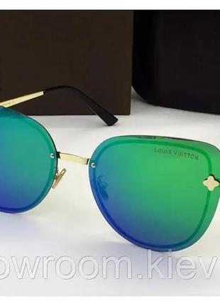 Женские солнцезащитные очки lv (18003) green