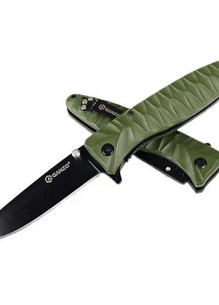 Складной нож ganzo g620, зеленый