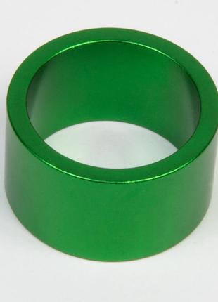 Кольца на рульову колонку alu 28,6 - 36 20 мм зелений (kie634)