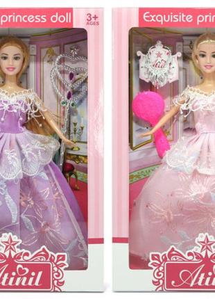 Игрушка diy toys кукла принцесса в бальном платье с аксессуарами, в ассорт.