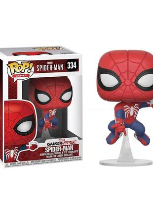 Фигурка funko pop человек-паук  spider-man №334 питер паркер peter parker marvel фанко поп марвел