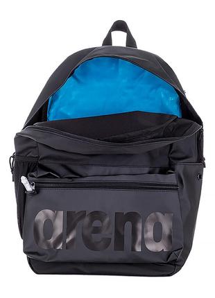 Чоловічий рюкзак arena team backpack 30 all-black чорний one size (7d002478-500 one size)5 фото