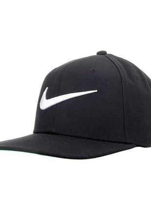 Мужская бейсболка nike u nk pro cap swoosh classic fs черный one size (7ddh0393-010 one size)