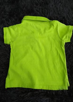 Яркая футболка пoло тениска для мальчика тм topomini, р.86, на 18-24 мес2 фото