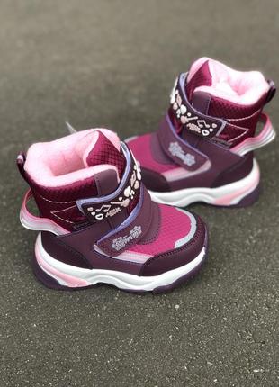 Черевики для дівчат термо черевики термочеревики дитяч взуття ботінки ботіночки хайтопи зимні чобітки2 фото