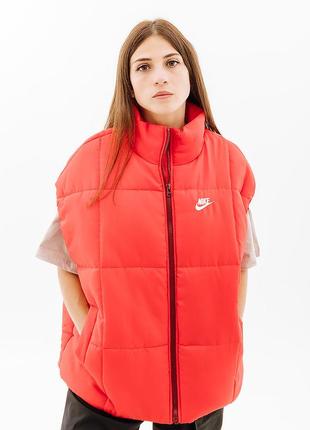 Женский жилет nike clsc vest  красный s (7dfb7679-657 s)