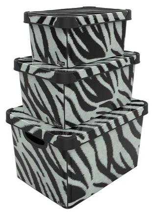 Контейнер qutu style box zebra, 5 л2 фото
