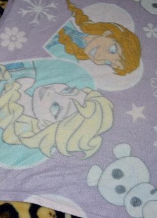 Фирменный плед покрывало на кровать девочке холодное сердце frozen дисней disney8 фото