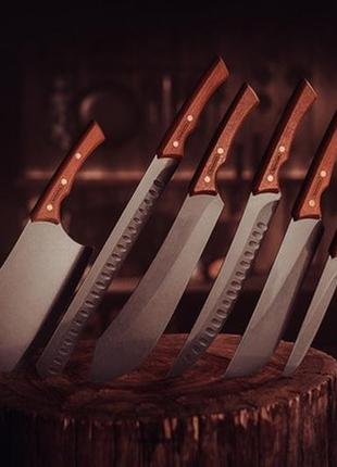 Нож для мяса tramontina churrasco black, 203 мм6 фото