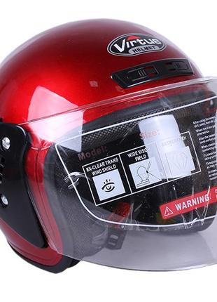 Шлем md-в201 (открытый) красный - virtue1 фото