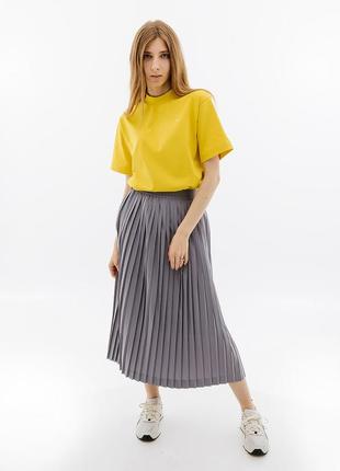 Женская юбка puma yona sunp plissee skirt серый s (7d53797869 s)