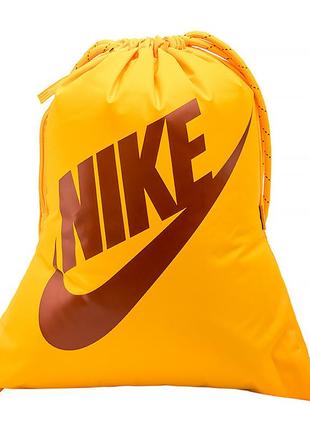 Чоловіча сумка nike nk heritage drawstring помаранчевий  one size (7ddc4245-717 one size)