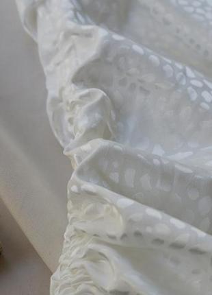Атласная юбка со стяжками миди от shein4 фото