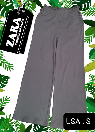 Брюки палаццо zara (m)