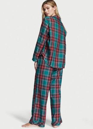 Пижама victoria’s secret flannel long pj size xxl2 фото