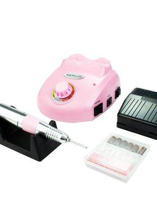 Сток фрезер для ногтей\ фрезерная машинка для маникюра розовый melodysusie dr-2083 фото