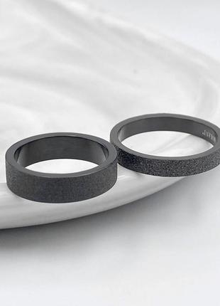 Чорное кольцо перстень мужское стальное smoke из нержавеющей стали 193 фото