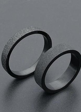 Чорное кольцо перстень мужское стальное smoke из нержавеющей стали 195 фото