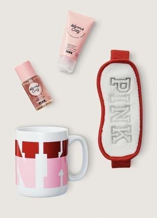 Подарунковий набір чашка+лосьйон+міст victoria secret pink4 фото
