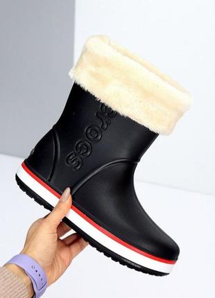 Сапоги из пена в стиле crocs