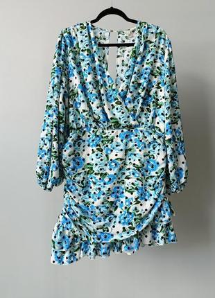 Невероятное платье с вырезом на спинке от river island, размер 2xl