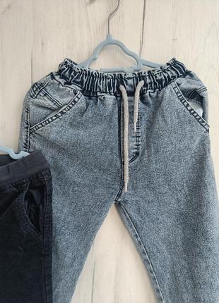 Комплект джинсы джоггеры желя мальчика, вельветовые джоггеры5 фото